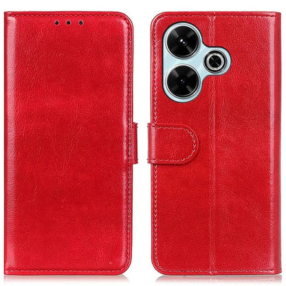 For Xiaomi Redmi 13 5G / 13 4G Wholesale Phone Case Crazy Horse Texture PU Leather Wallet Stand Phone Cover