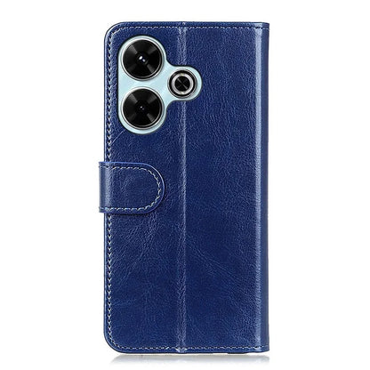For Xiaomi Redmi 13 5G / 13 4G Wholesale Phone Case Crazy Horse Texture PU Leather Wallet Stand Phone Cover