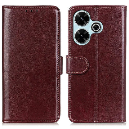 For Xiaomi Redmi 13 5G / 13 4G Wholesale Phone Case Crazy Horse Texture PU Leather Wallet Stand Phone Cover