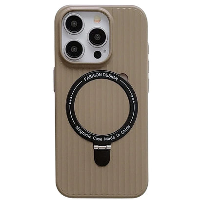 For iPhone 13 Pro Kickstand Phone Case Skin-Touch PC Cover Compatible with MagSafe