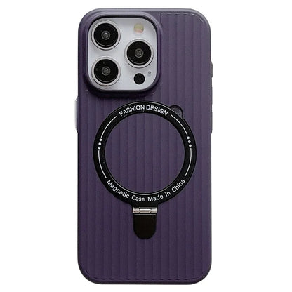 For iPhone 13 Pro Kickstand Phone Case Skin-Touch PC Cover Compatible with MagSafe