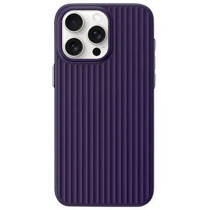 For iPhone 13 Pro Case Skin-Touch Corrugated Texture Anti-Fall PC Phone Cover
