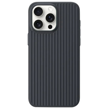 For iPhone 13 Pro Case Skin-Touch Corrugated Texture Anti-Fall PC Phone Cover