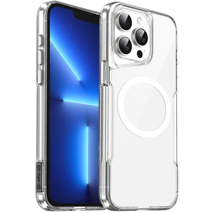For iPhone 13 Pro Max Case TPU+Acrylic Drop-Proof Phone Back Cover Compatible with MagSafe
