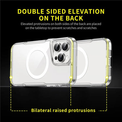 For iPhone 13 Pro Max Case TPU+Acrylic Drop-Proof Phone Back Cover Compatible with MagSafe