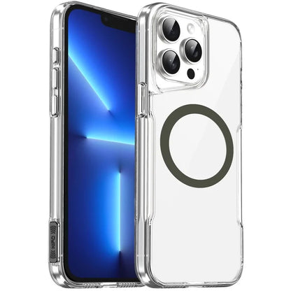 For iPhone 13 Pro Max Case TPU+Acrylic Drop-Proof Phone Back Cover Compatible with MagSafe
