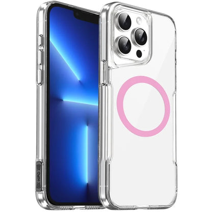 For iPhone 13 Pro Max Case TPU+Acrylic Drop-Proof Phone Back Cover Compatible with MagSafe
