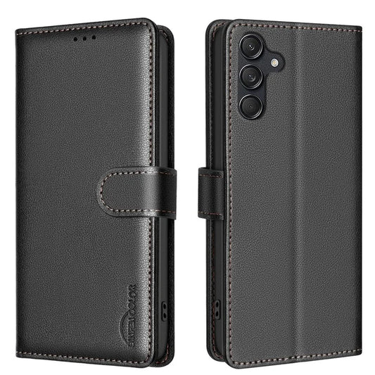 BINFEN COLOR BF32 For Samsung Galaxy A13 5G Leather Phone Case RFID Blocking Cover