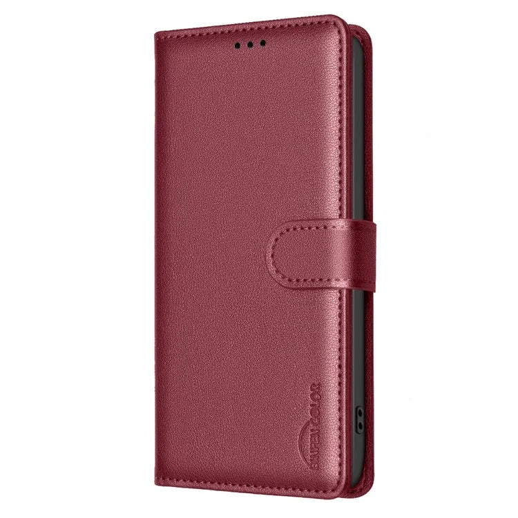 BINFEN COLOR BF32 For iPhone 14 Pro Case RFID Blocking Leather Drop-Proof Phone Cover