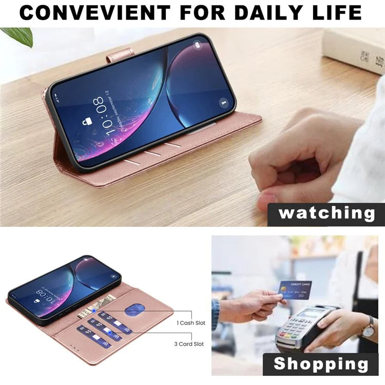 BINFEN COLOR BF32 For iPhone 14 Pro Case RFID Blocking Leather Drop-Proof Phone Cover