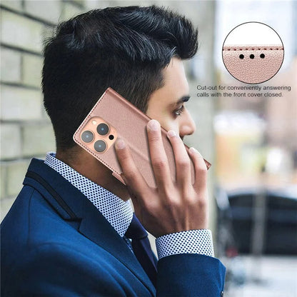 BINFEN COLOR BF32 For iPhone 14 Pro Case RFID Blocking Leather Drop-Proof Phone Cover
