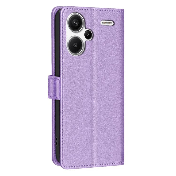 BINFEN COLOR BF32 For Xiaomi Redmi Note 13 Pro+ 5G Litchi Texture Flip Case Leather Phone Cover