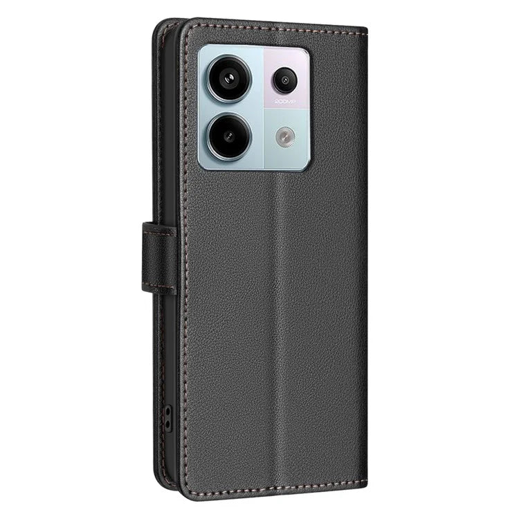 BINFEN COLOR BF32 For Xiaomi Redmi Note 13 Pro 5G / Poco X6 5G Case RFID Blocking Leather Cell Phone Cover