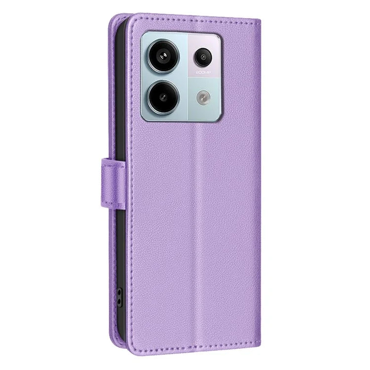 BINFEN COLOR BF32 For Xiaomi Redmi Note 13 Pro 5G / Poco X6 5G Case RFID Blocking Leather Cell Phone Cover