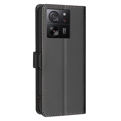BINFEN COLOR BF32 For Xiaomi 13T / 13T Pro / Redmi K60 Ultra Leather Case RFID Blocking Card Slots