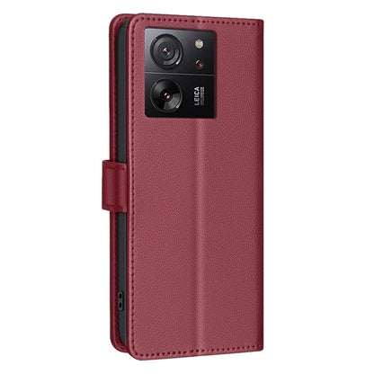 BINFEN COLOR BF32 For Xiaomi 13T / 13T Pro / Redmi K60 Ultra Leather Case RFID Blocking Card Slots