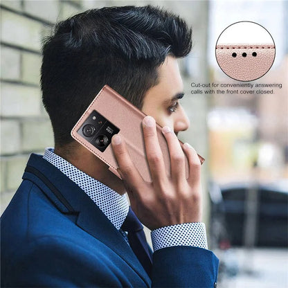 BINFEN COLOR BF32 For Xiaomi 13T / 13T Pro / Redmi K60 Ultra Leather Case RFID Blocking Card Slots