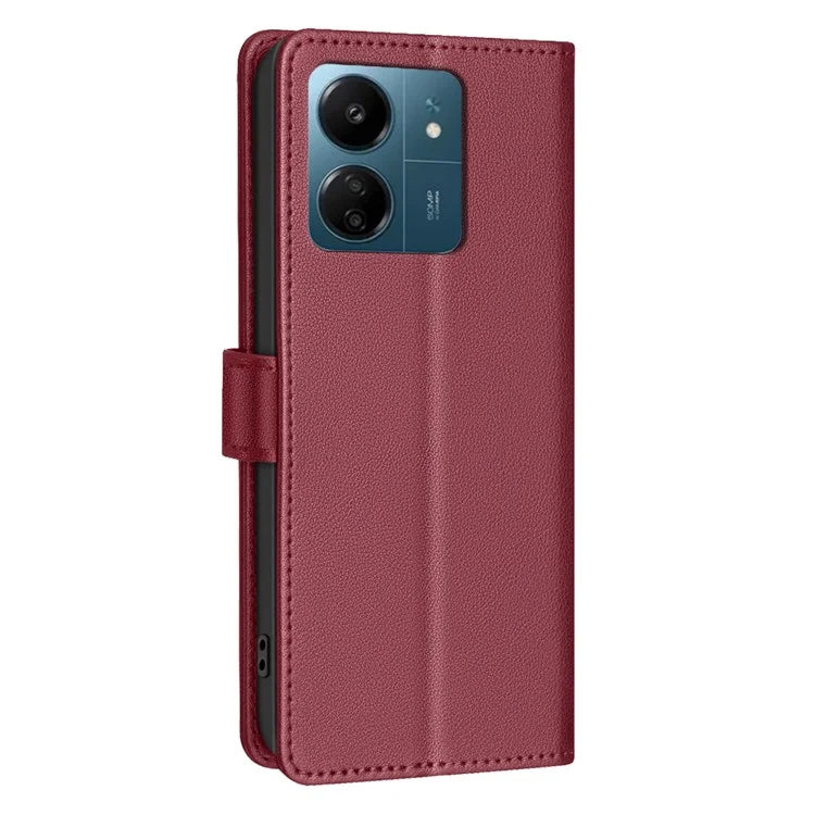 BINFEN COLOR BF32 For Xiaomi Redmi 13C 4G  /  5G  /  13R 5G  /  Poco M6 5G  /  Poco C65 4G Case Leather Phone Cover