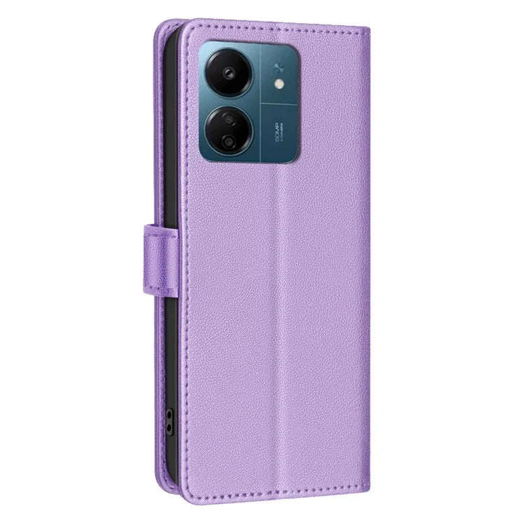 BINFEN COLOR BF32 For Xiaomi Redmi 13C 4G  /  5G  /  13R 5G  /  Poco M6 5G  /  Poco C65 4G Case Leather Phone Cover