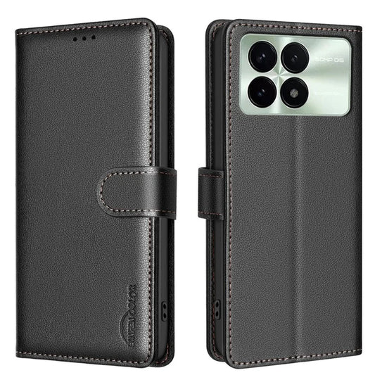 BINFEN COLOR BF32 For Xiaomi Redmi K70 Pro 5G / K70 5G / Poco F6 Pro 5G RFID Blocking PU Leather Phone Cover