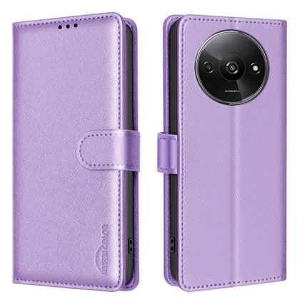 BINFEN COLOR BF32 For Xiaomi Redmi A3 / Poco C61 4G Case Anti-Drop RFID Blocking Leather Phone Cover