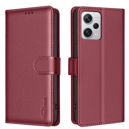 BINFEN COLOR BF32 For Xiaomi Redmi Note 12 Pro 5G / Note 12 Pro Speed 5G / Poco X5 Pro 5G PU Leather Phone Stand Cover