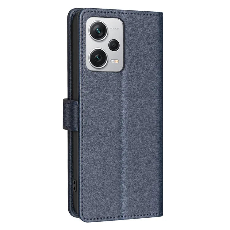 BINFEN COLOR BF32 For Xiaomi Redmi Note 12 Pro 5G / Note 12 Pro Speed 5G / Poco X5 Pro 5G PU Leather Phone Stand Cover