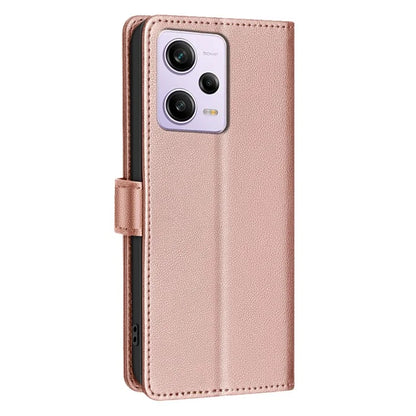 BINFEN COLOR BF32 For Xiaomi Poco X5 Pro 5G / Redmi Note 12 Pro 5G / Note 12 Pro Speed 5G Phone Case Litchi Texture Leather Cover
