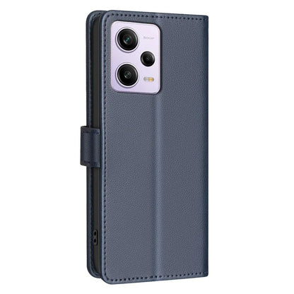 BINFEN COLOR BF32 For Xiaomi Poco X5 Pro 5G / Redmi Note 12 Pro 5G / Note 12 Pro Speed 5G Phone Case Litchi Texture Leather Cover