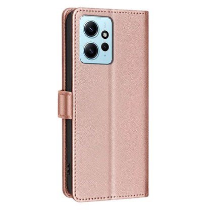 BINFEN COLOR BF32 For Xiaomi Redmi Note 12 4G Cell Phone Case RFID Blocking Leather Phone Stand Cover