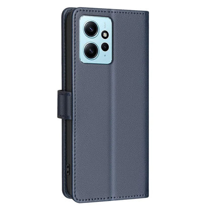 BINFEN COLOR BF32 For Xiaomi Redmi Note 12 4G Cell Phone Case RFID Blocking Leather Phone Stand Cover