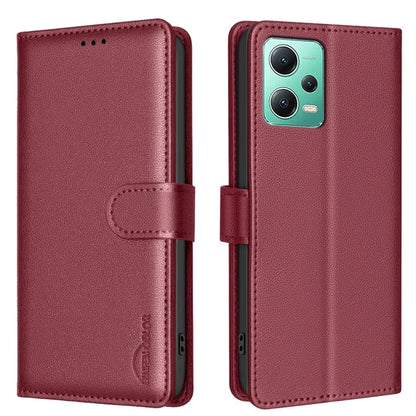 BINFEN COLOR BF32 For Xiaomi Redmi Note 12 5G (Global) / (China) / (India) / Poco X5 5G Flip Case Leather Phone Cover