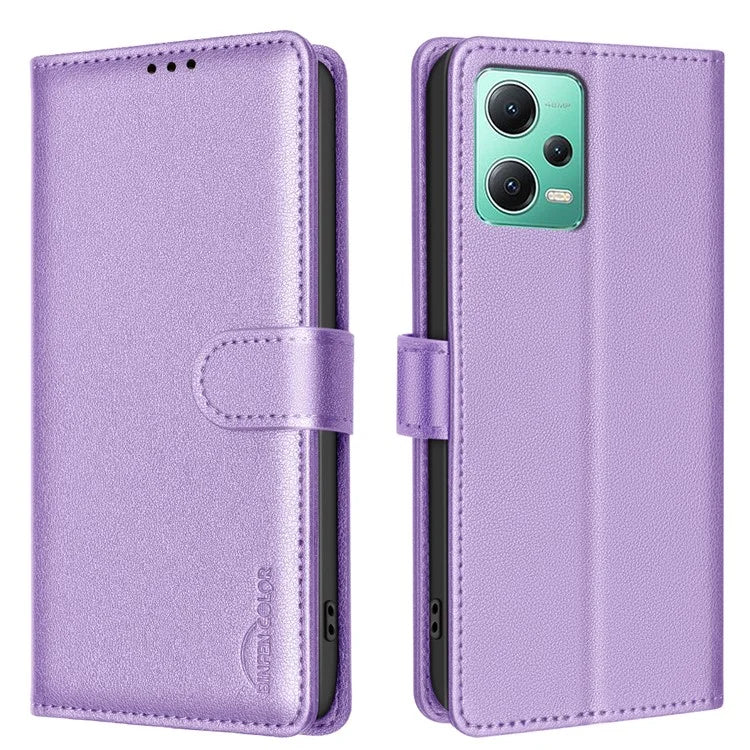 BINFEN COLOR BF32 For Xiaomi Redmi Note 12 5G (Global) / (China) / (India) / Poco X5 5G Flip Case Leather Phone Cover