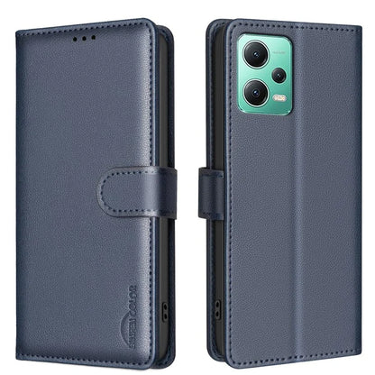 BINFEN COLOR BF32 For Xiaomi Redmi Note 12 5G (Global) / (China) / (India) / Poco X5 5G Flip Case Leather Phone Cover
