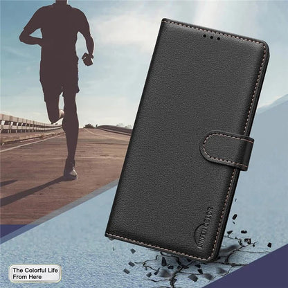 BINFEN COLOR BF32 For TECNO Spark 20 Case RFID Blocking Shockproof Leather Cover
