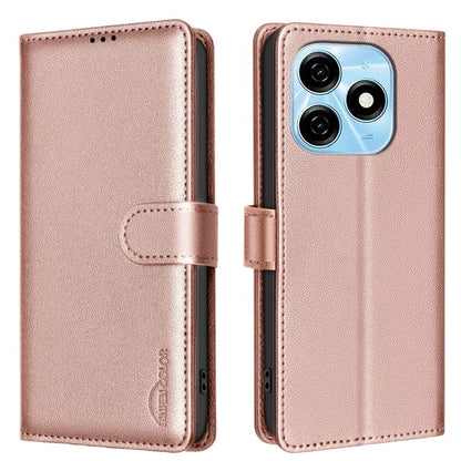 BINFEN COLOR BF32 For TECNO Spark 20 Case RFID Blocking Shockproof Leather Cover