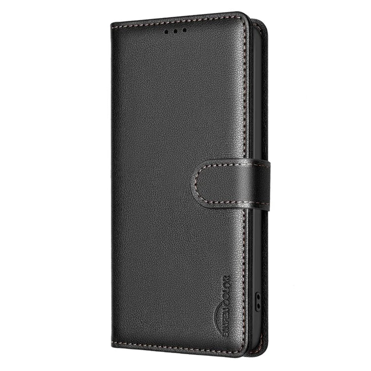 BINFEN COLOR BF32 For TECNO Spark 20 Pro+ Case Leather Flip Cover RFID Blocking