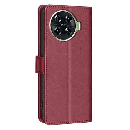 BINFEN COLOR BF32 For TECNO Spark 20 Pro+ Case Leather Flip Cover RFID Blocking