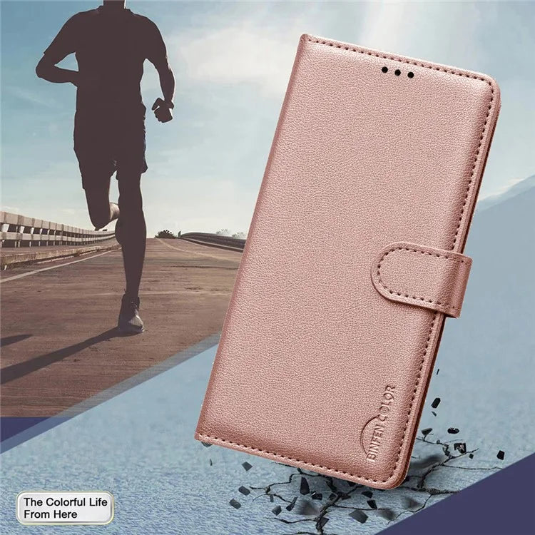BINFEN COLOR BF32 For TECNO Spark 20 Pro+ Case Leather Flip Cover RFID Blocking