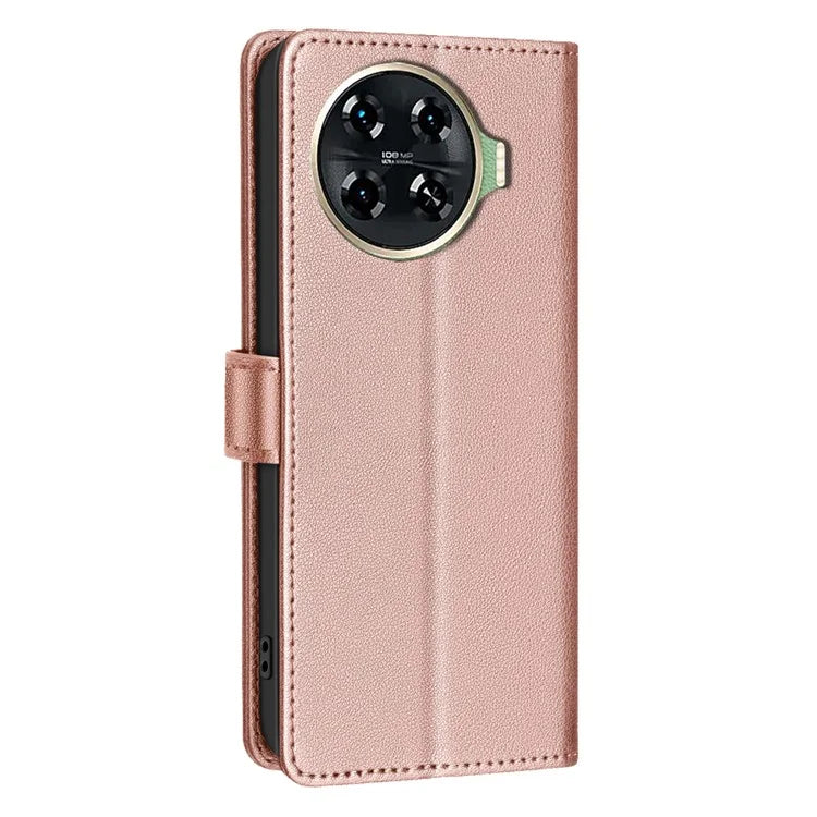 BINFEN COLOR BF32 For TECNO Spark 20 Pro+ Case Leather Flip Cover RFID Blocking
