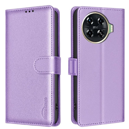 BINFEN COLOR BF32 For TECNO Spark 20 Pro+ Case Leather Flip Cover RFID Blocking