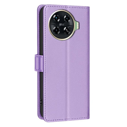BINFEN COLOR BF32 For TECNO Spark 20 Pro+ Case Leather Flip Cover RFID Blocking