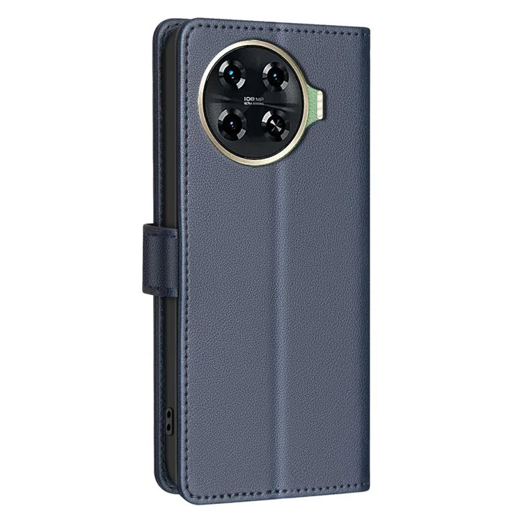 BINFEN COLOR BF32 For TECNO Spark 20 Pro+ Case Leather Flip Cover RFID Blocking