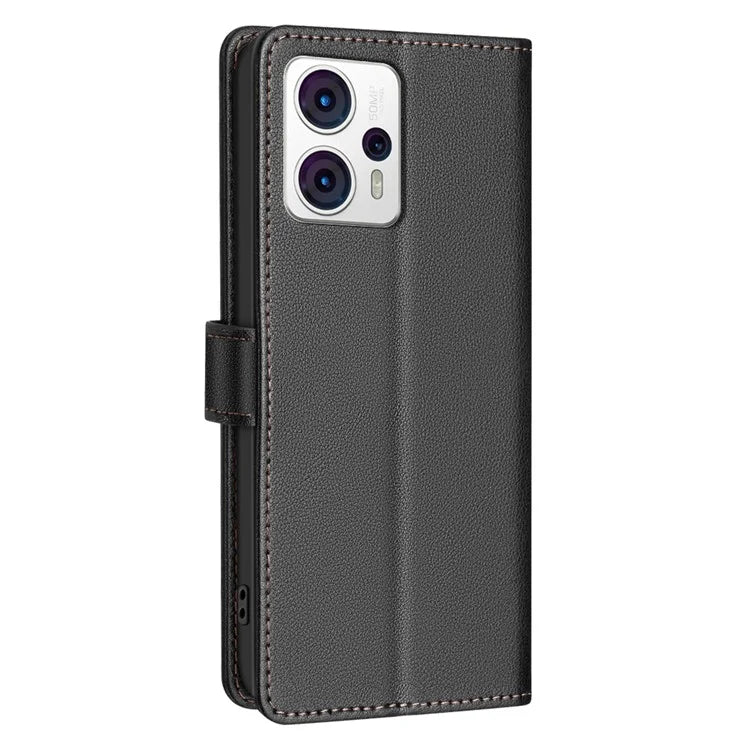 BINFEN COLOR BF32 For Motorola Moto G13 4G / G23 4G / G53 5G Flip Case Leather Phone Cover