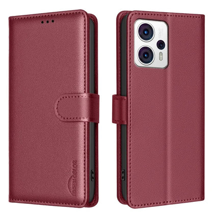 BINFEN COLOR BF32 For Motorola Moto G13 4G / G23 4G / G53 5G Flip Case Leather Phone Cover