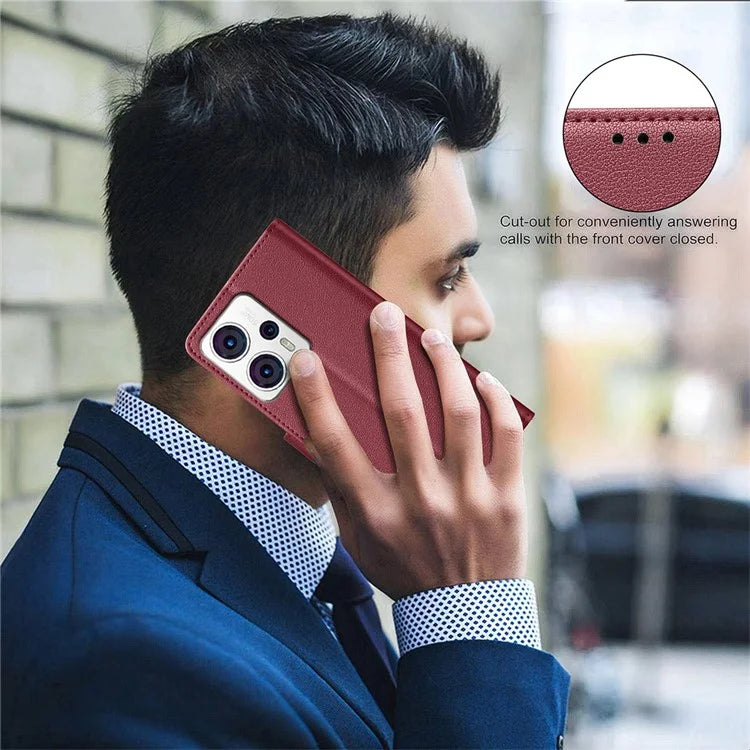 BINFEN COLOR BF32 For Motorola Moto G13 4G / G23 4G / G53 5G Flip Case Leather Phone Cover