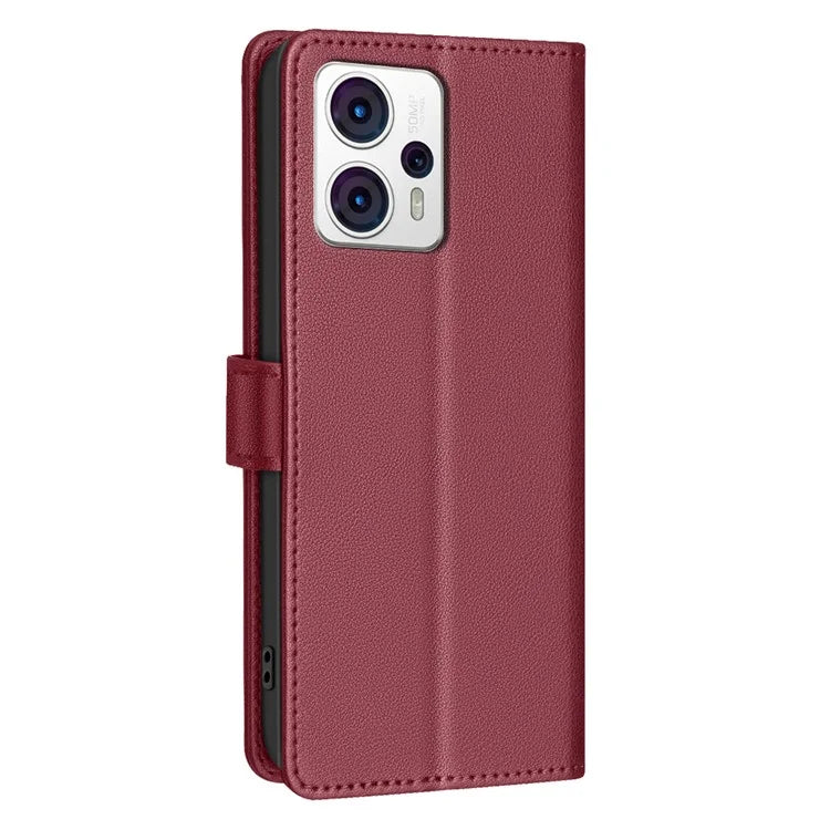 BINFEN COLOR BF32 For Motorola Moto G13 4G / G23 4G / G53 5G Flip Case Leather Phone Cover