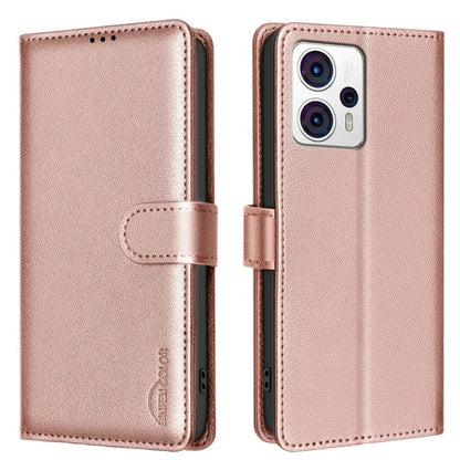 BINFEN COLOR BF32 For Motorola Moto G13 4G / G23 4G / G53 5G Flip Case Leather Phone Cover