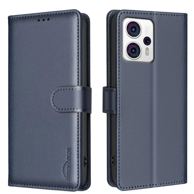 BINFEN COLOR BF32 For Motorola Moto G13 4G / G23 4G / G53 5G Flip Case Leather Phone Cover