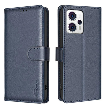 BINFEN COLOR BF32 For Motorola Moto G13 4G / G23 4G / G53 5G Flip Case Leather Phone Cover